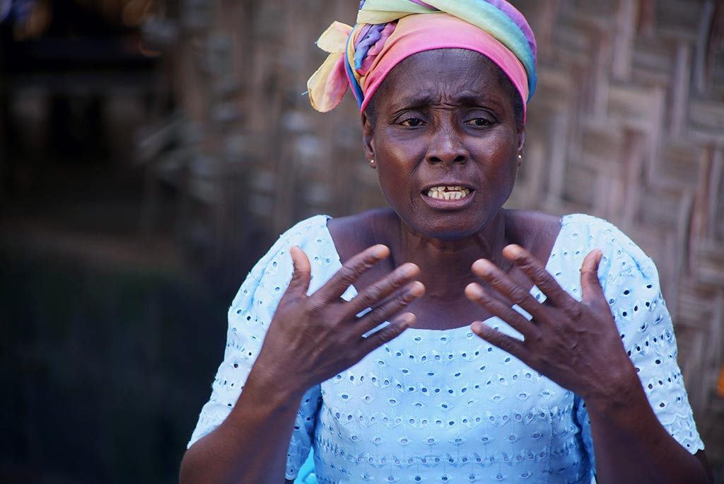 Rodah Richard blev tvingad att gifta sig när hon var 16 år gammal. Hon är nu en samhällsledare som jobbar för att stoppa barnäktenskap. Foto: Wolobah Sali