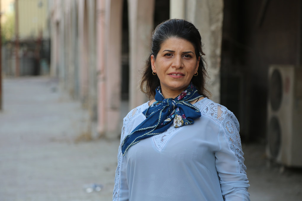Intisar Al-Amyal har i 20 år arbetat för flickors och kvinnors rättigheter i Irak – ett land som på grund av decennier av totalitära regimer, invasioner, krig och terror varit en osäker plats för kvinnor. Foto: Anne-Sophie Le Mauff