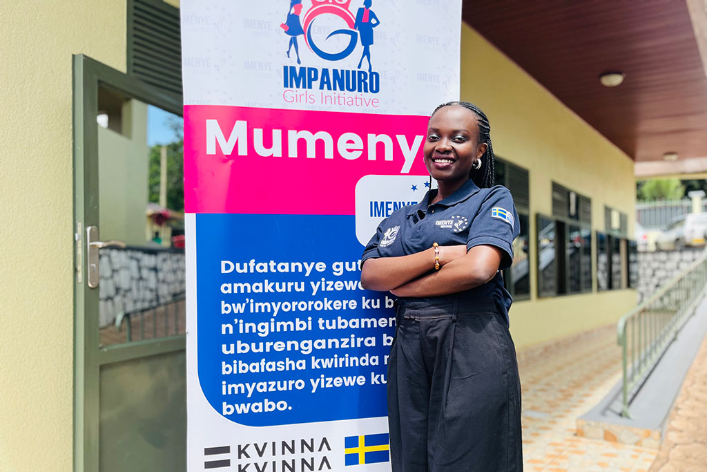 ’Mumenye: känn dem’ är en viktig del av Impanuro Girla Initiatives pågående projekt för att ta itu med tonårsgraviditeter i Rwanda – ett projekt som den 29-åriga grundaren och verkställande direktören Marie Ange Raïssa Uwamungu är särskilt stolt över. Foto: Impanuro Girls Initiative