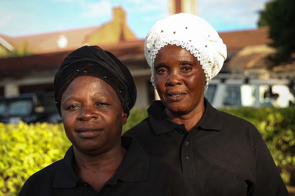 Esther och Philomene arbetar i gruvundustrin i DR Kongo och stöttas av Kvinna till Kvinnas partnerorganisation SOFEDI. Fotograf: Ley Uwera. 